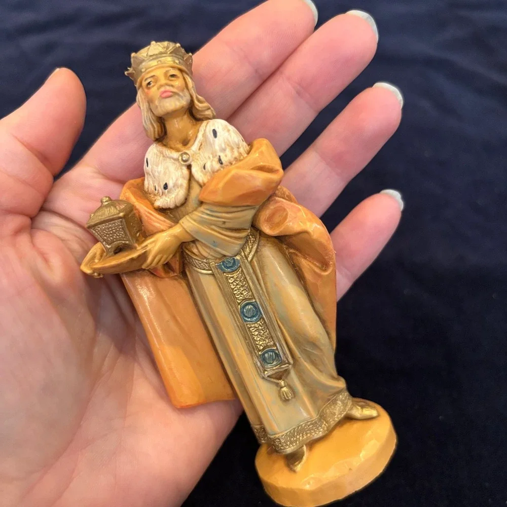 Vintage 1983/1990 Fontanini Simonelli Deposit Nativity 13 pc Set Made in Italy